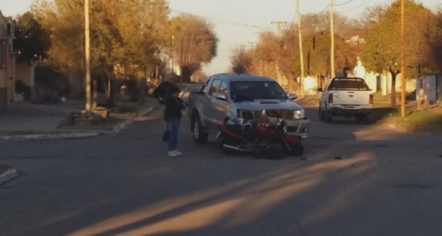 Accidente en calle 24 y 15