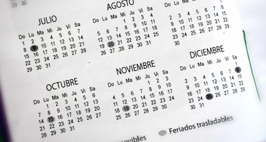 El 8 de julio será día no laborable y el 9 de julio Feriado Nacional