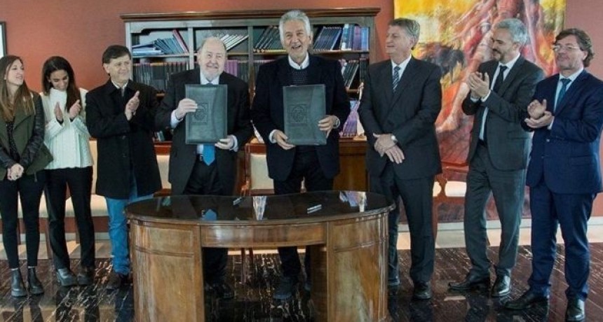 Ziliotto habló de la firma de convenios entre Verna y Rodríguez Saá