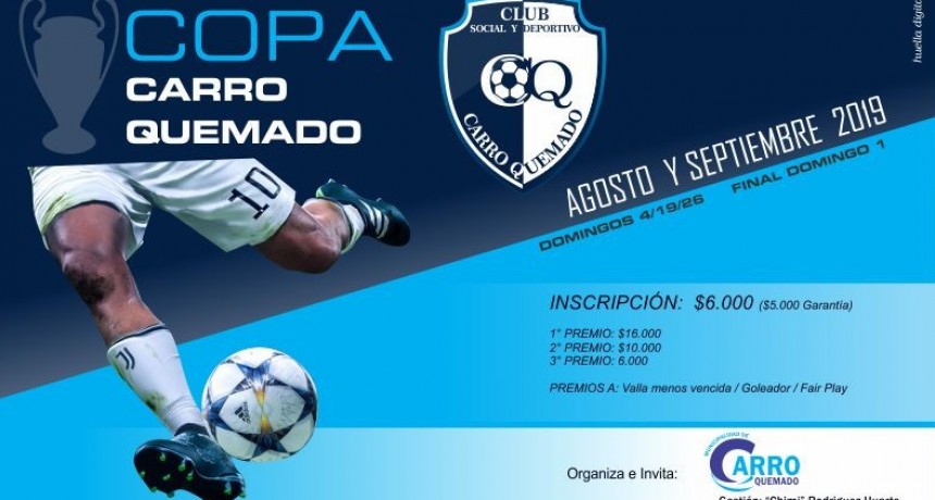 COPA CARRO COMIENZA ESTE DOMINGO: YA ESTA EL FIXTURE