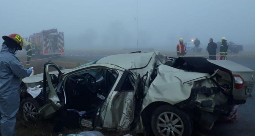 Grave accidente en el cruce de Winifreda, 1 muerto