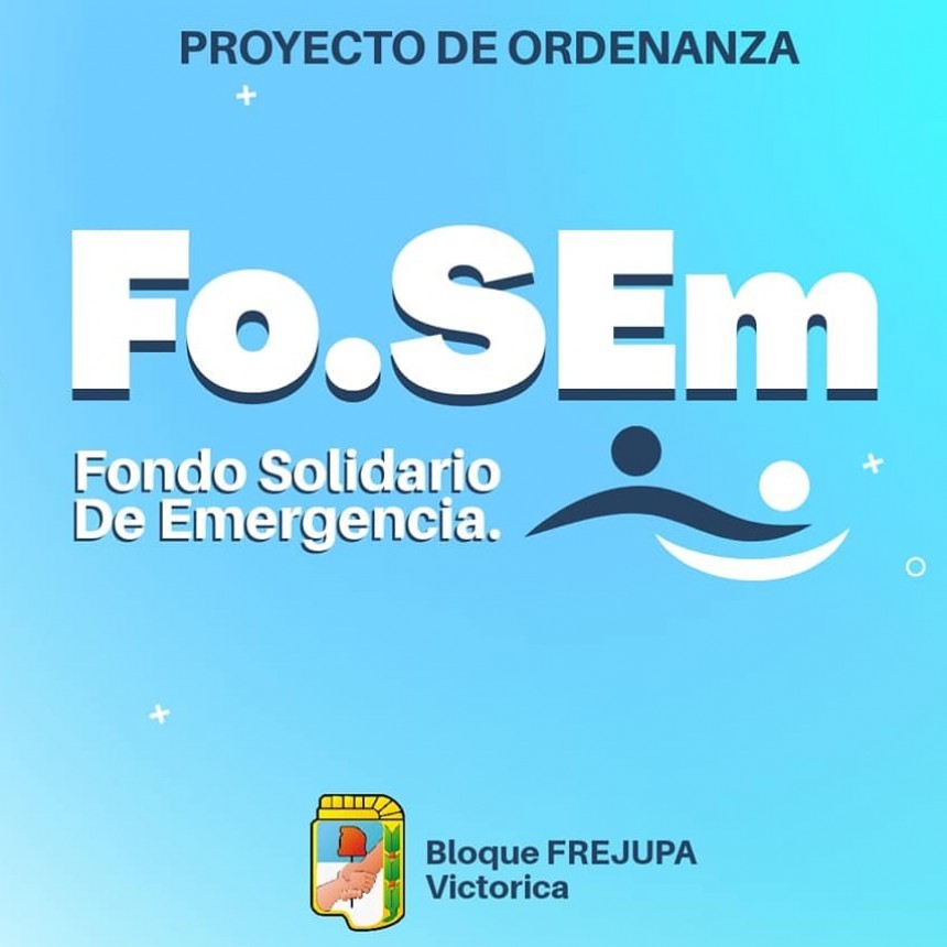 VICTORICA: MAÑANA SE APRUEBA EL FONDO SOLIDARIO DE EMERGENCIA