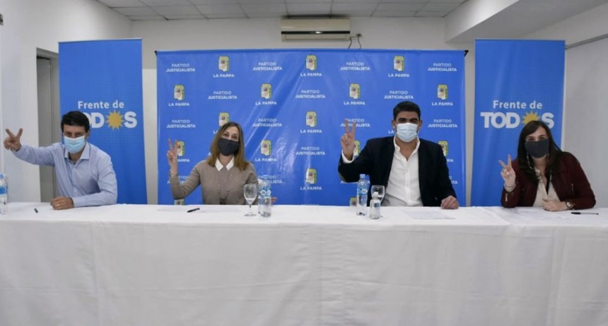 El Frente de Todos presentó sus candidatos en La Pampa