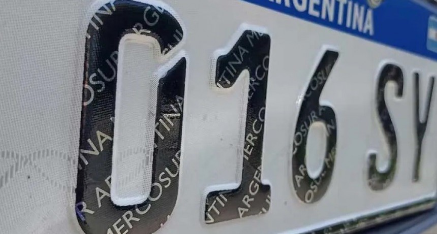 CHAPAS PATENTE: ANTES DE FIN DE AÑO SE NORMALIZA LA ENTREGA