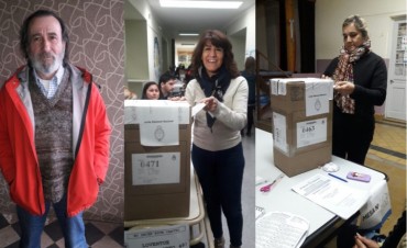 Los candidatos del Dpto. Loventue ya votaron