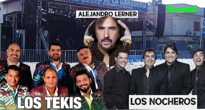  LOS TEKIS, LOS NOCHEROS Y ALEJANDRO LERNER y SORTEO EN EFECTIVO