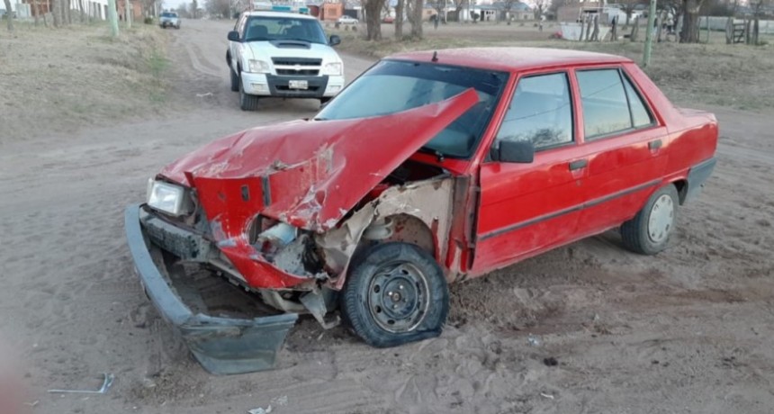 Choque en calle 5 y 18 con un lesionado