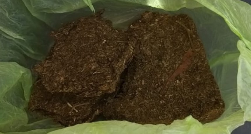 Encontraron marihuana escondida en pañales