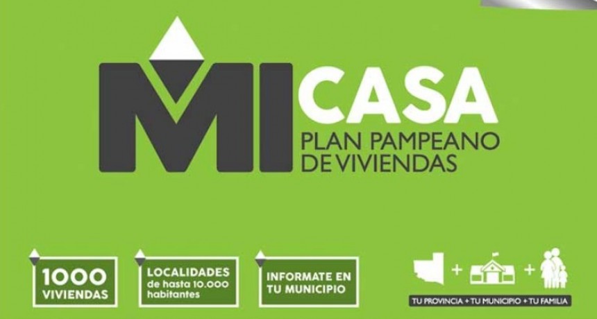 Este martes comienza la Inscripción al Plan de Viviendas “Mi Casa”...VIA ON LINE