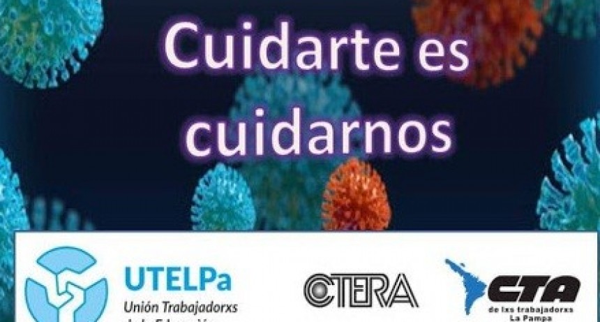 Regreso a clases presenciales: UTELPa exige garantías sanitarias