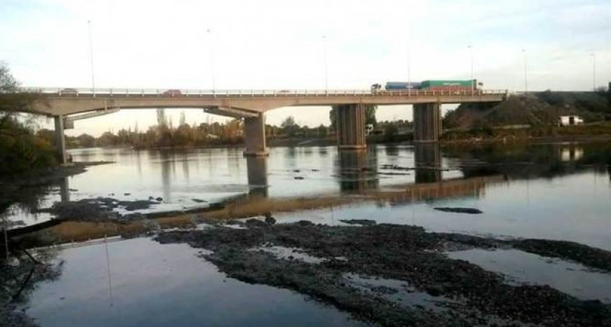 EL RÍO COLORADO PEOR QUE EL PARANÁ: SE ENCUENTRA EN EL 27% DE SU CAUDAL