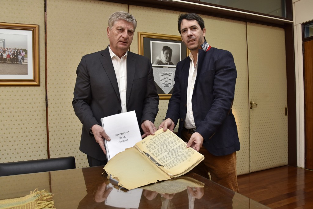 Ziliotto solicitará que se declare “patrimonio histórico” la documentación de la COPDRIP