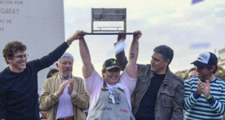 Una mujer de San Luis ganó el Campeonato Federal del Asado 