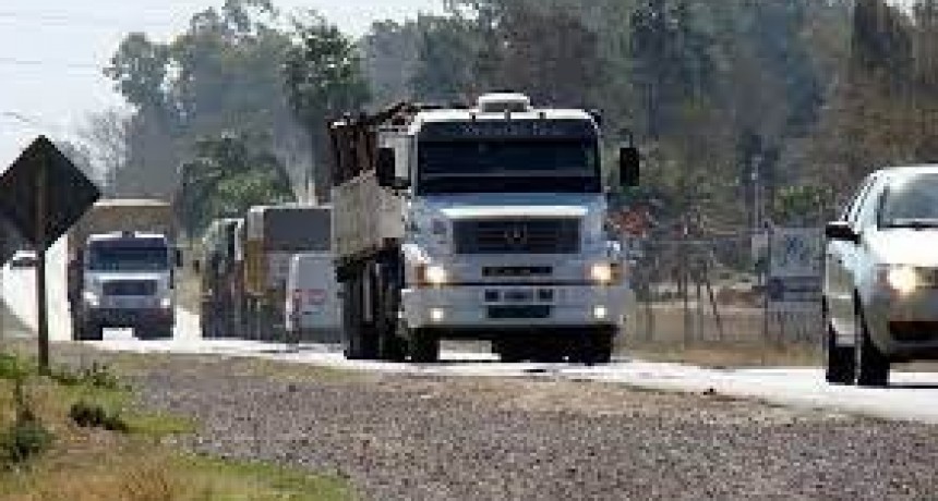 Restringen el tránsito de camiones en las rutas nacionales