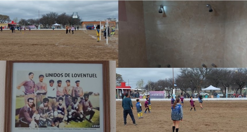 MIRÁ LOVENTUEL...INAUGURÓ POLIDEPORTIVO CON ENCUENTRO DE FUTBOL INFANTIL 