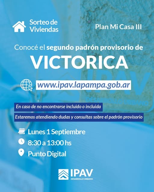 SEGUNDO PADRÓN PROVISORIO DE VICTORICA
