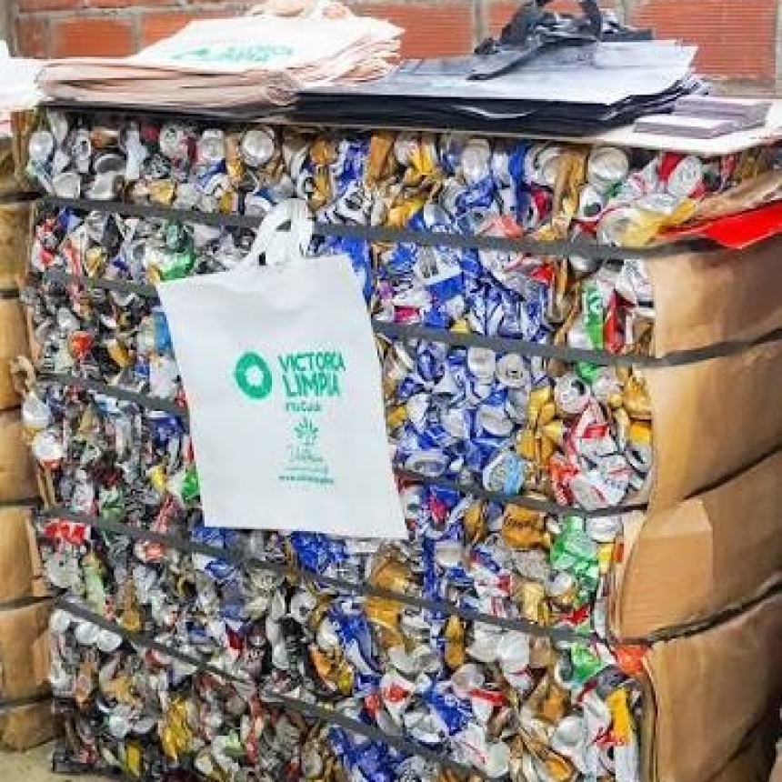 En cuatro meses recuperaron 36 toneladas de residuos reciclables en Victorica