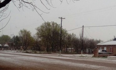 La Humada amaneció blanco