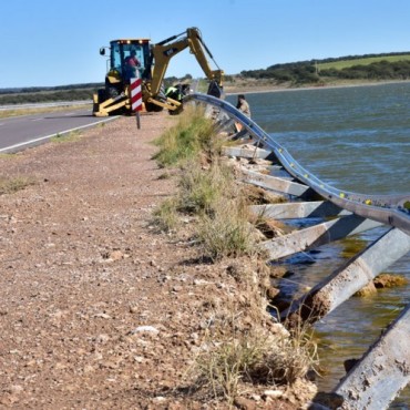 EL GOBIERNO PROVINCIAL HARÁ EL ALTEO EN LA RUTA NACIONAL 35 A LA ALTURA DEL BAJO GIULIANI