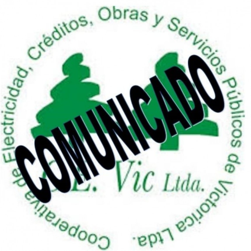 EL DOMINGO CORTE DE ENERGÍA ELÉCTRICA EN VICTORICA Y ZONA