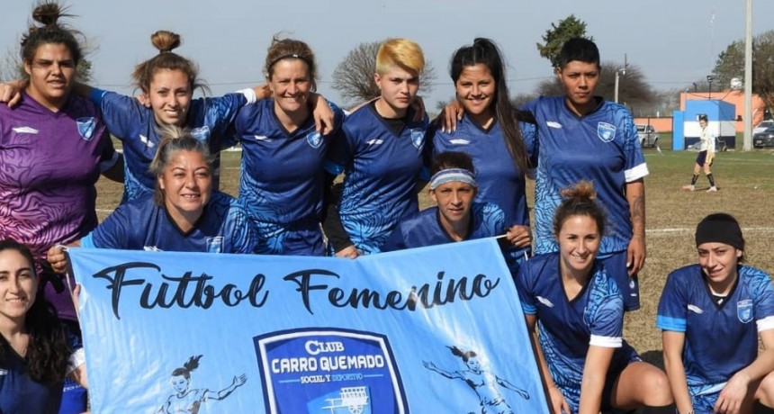 FUTBOL FEMENINO: CARRO QUEMADO GOLEÓ EN SU SEGUNDA PARTICIPACIÓN