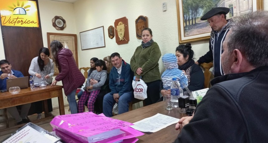 VICTORICA: SORTEARON POSTULANTES AL PLAN MI CASA 2, ESTOS SON LOS ADJUDICADOS