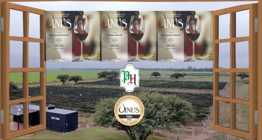 Triple Medalla de Oro obtuvieron los vinos de Pichi Huinca