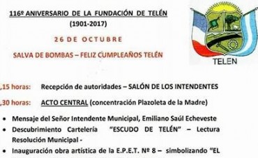 TELEN PROGRAMA DE FESTEJOS