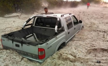 Destrozos por el granizo en el interior de Córdoba