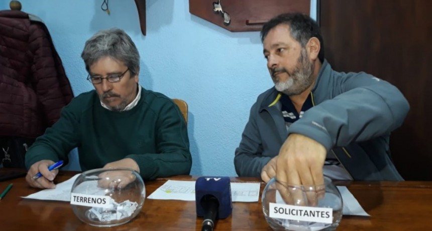 SORTEO DE TERRENOS FISCALES (LISTADO, PARCELA Y MANZANA))