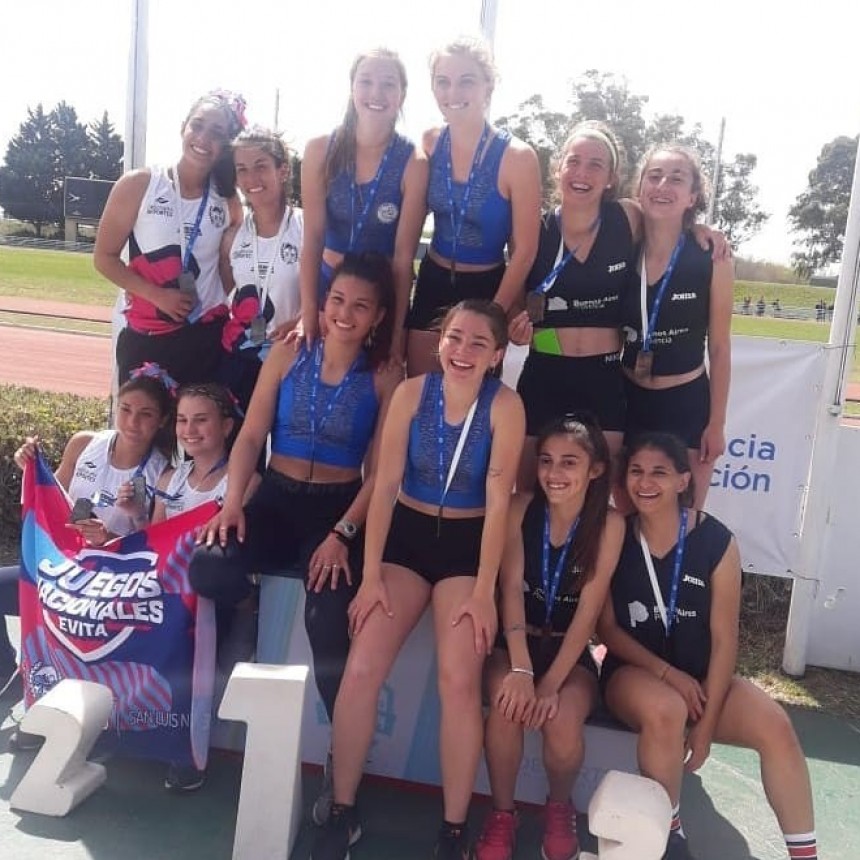 DIA V JUEGOS EVITA 2019: ATLETISMO POSTA 4 X 100 MEDALLA DE ORO