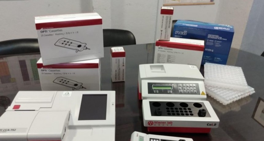 VICTORICA: EL HOSPITAL RECIBIO EQUIPOS PARA LABORATORIO