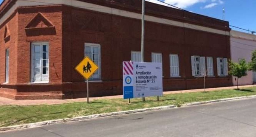 Más inversión en educación: realizarán obras en la Escuela 55 de Luan Toro