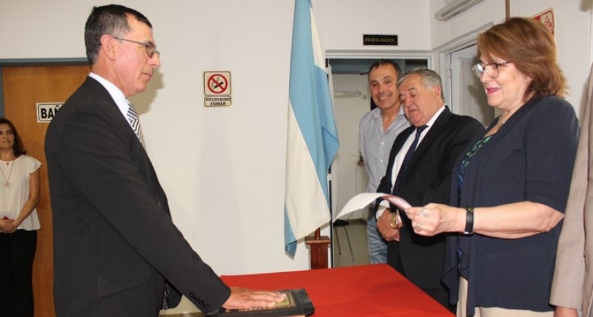 Victorica: Carlos Espínola asumió como juez de Control 