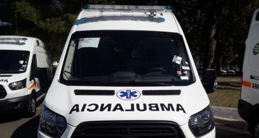 VICTORICA: HOSPITAL RECIBE AMBULANCIA