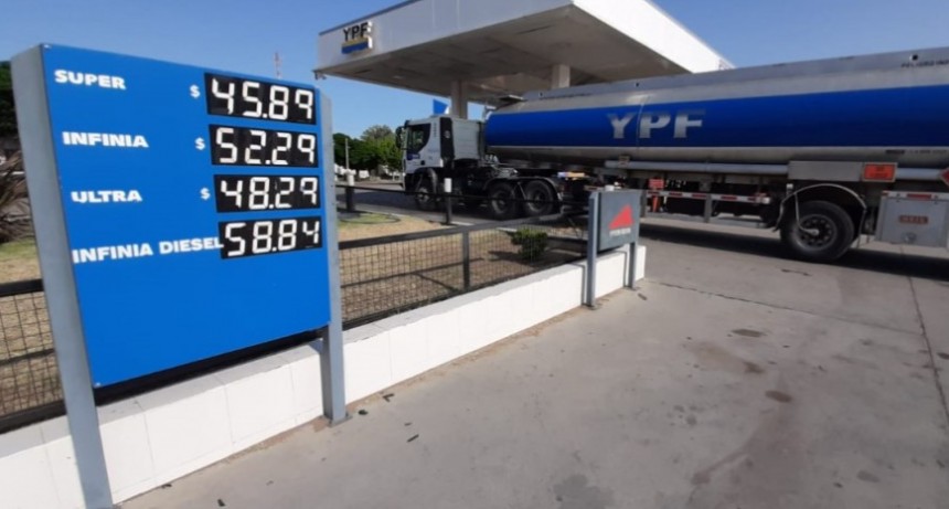 Subieron las naftas: la Súper ya superó los $45 en el oeste