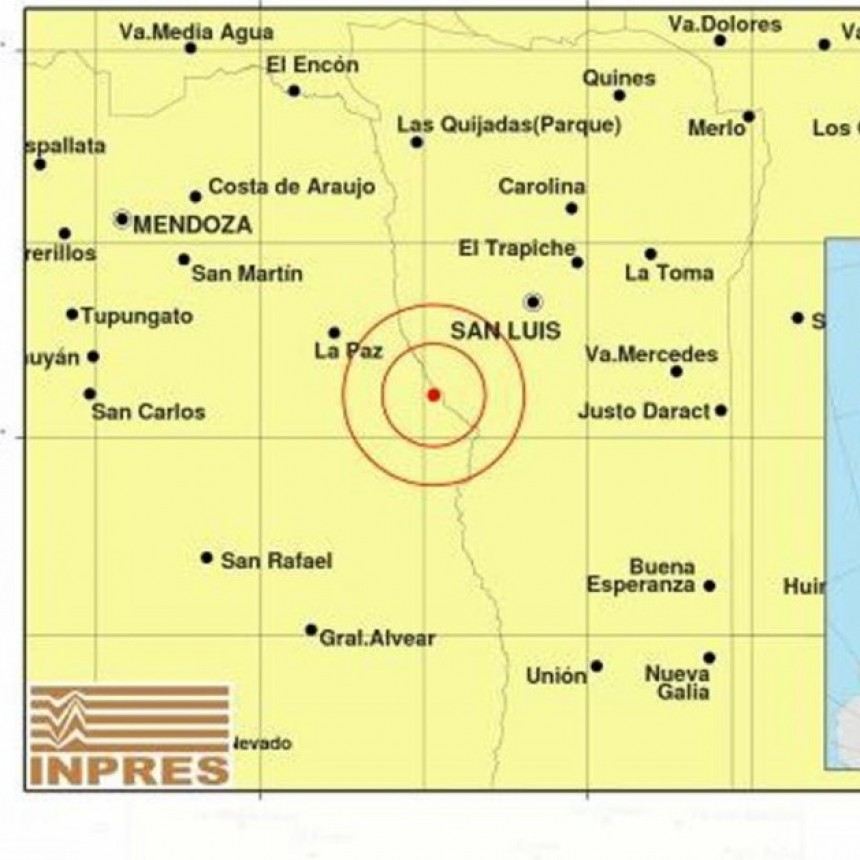  Un fuerte temblor sorprendió a Mendoza a las 20:10hs ,se sintió en La Pampa.