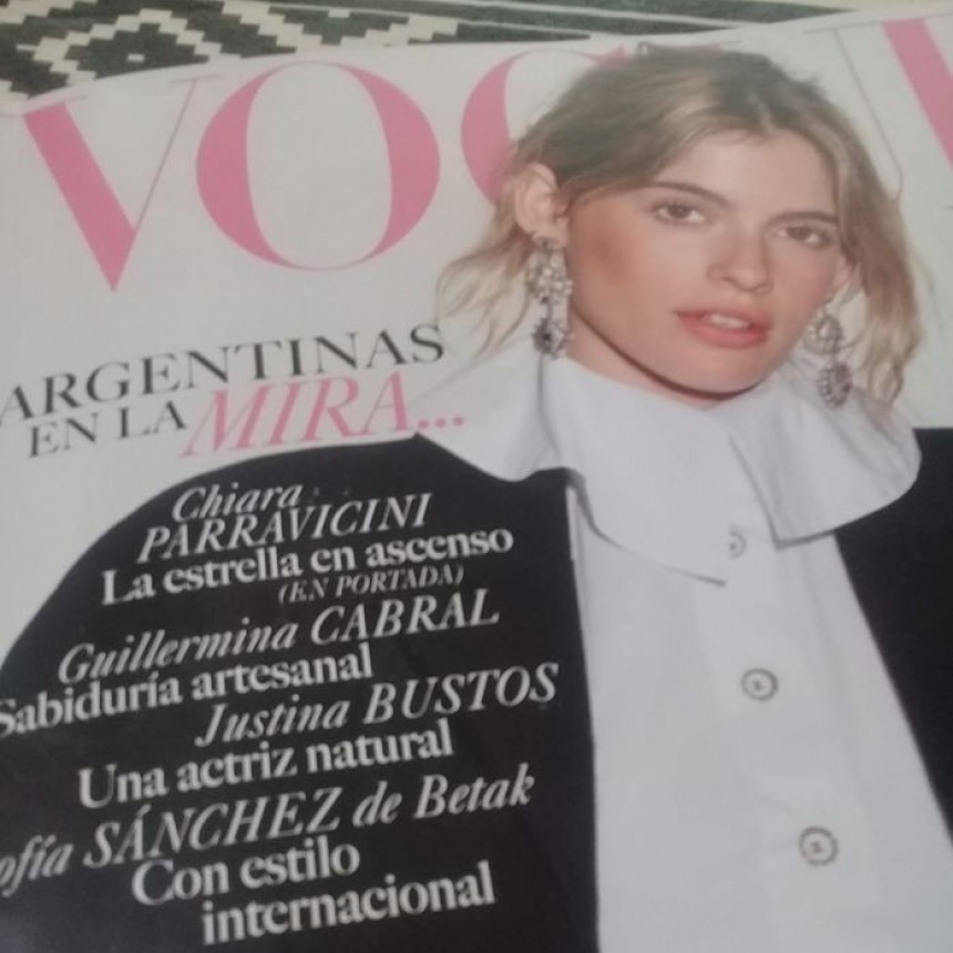 Guillermina Cabral, de Victorica en la revista Vogue