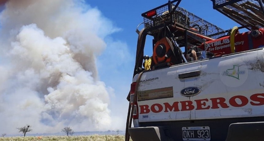 FUEGO MAL APAGADO GENERO INCENDIO DE 1300 HAS. CON CALDENES