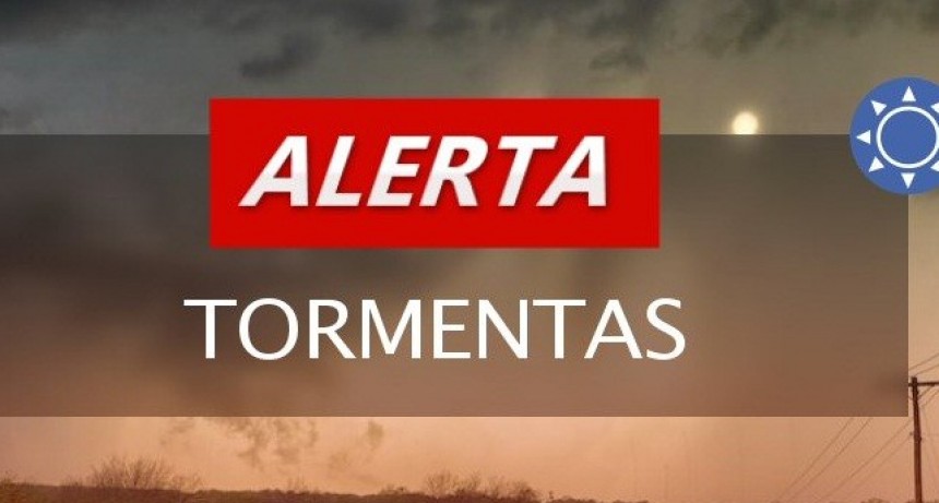 ALERTA METEOROLOGICA: TORMENTAS FUERTES