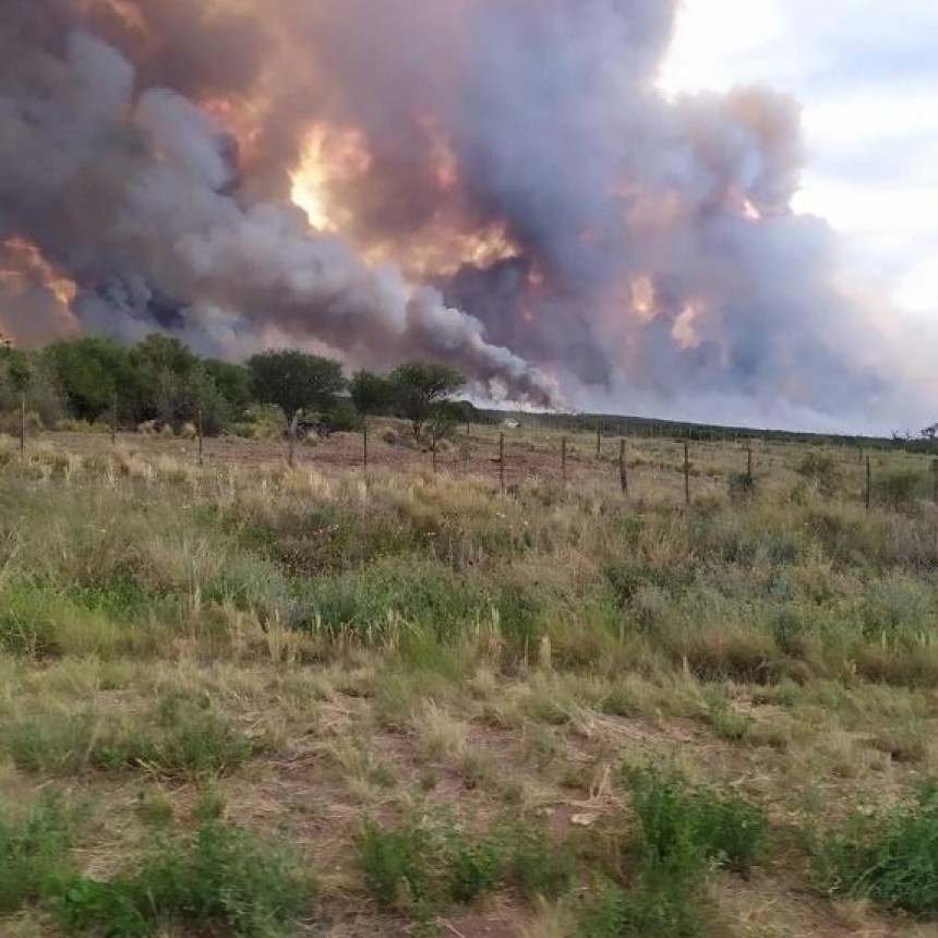 Incendios en La Pampa: Las condiciones de peligro se incrementarán durante el próximo trimestre