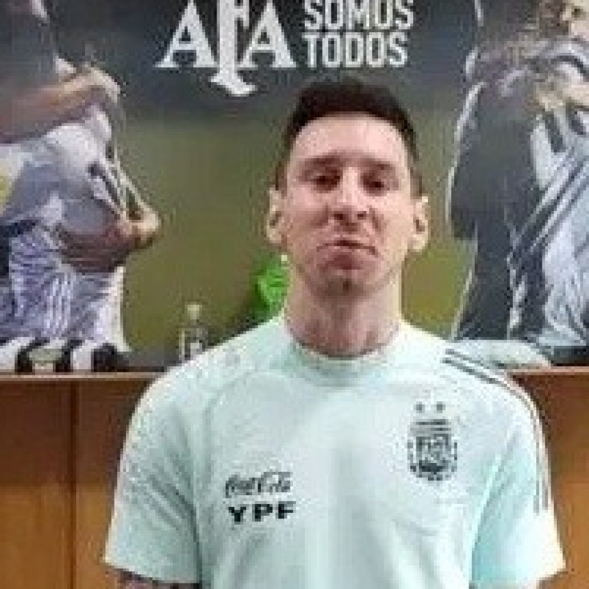 El saludo de Messi para el winifredense Simón Zimmermann