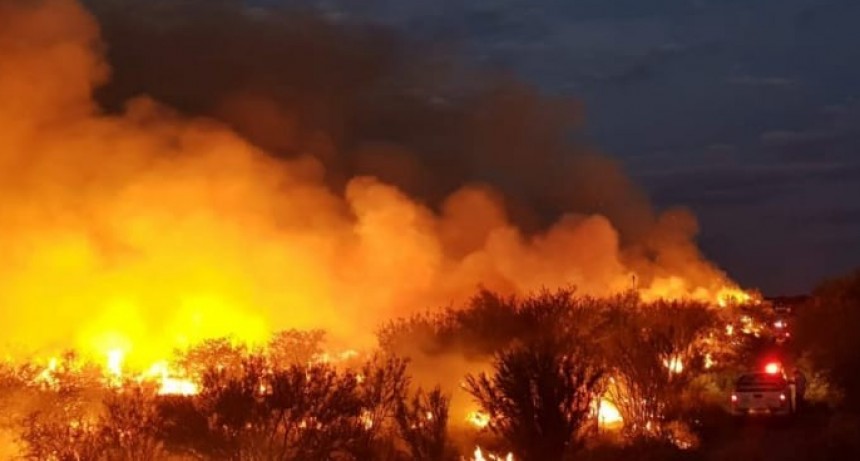 SE CONTUVIERON UNA SERIE DE INCENDIOS EN LA ZONA DE TELÉN