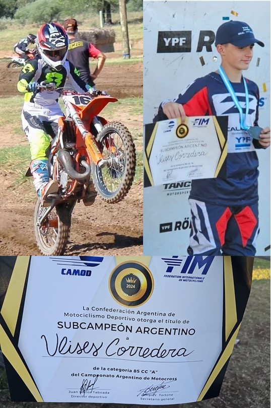 ULISES CORREDERA SUB CAMPEON ARGENTINO