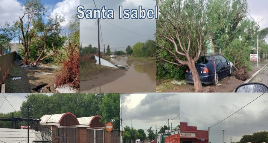 DESTROZOS EN SANTA ISABEL, MACACHIN Y ATALIVA ROCA