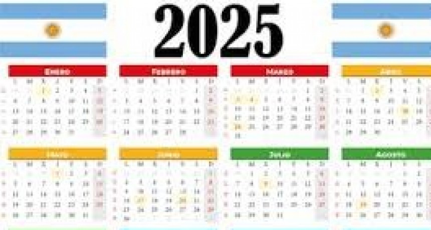 Feriados 2025: CARNAVAL SERÁ EN MARZO