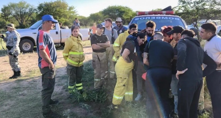 Impactante: el momento en que el piloto del dron encuentra a la nena en Telén 