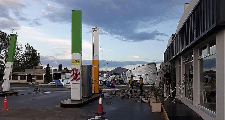 Un tornado azotó a Realicó 