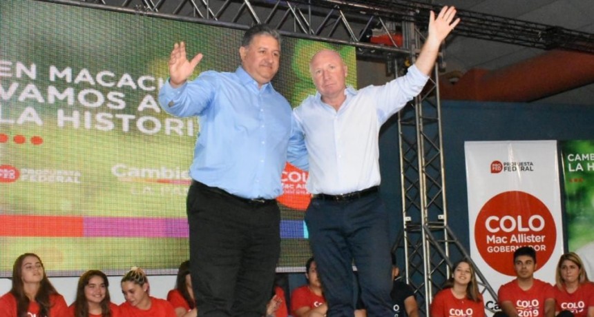 MAC ALLISTER LANZÓ LA CAMPAÑA CON LA PRESENTACIÓN DE CANDIDATOS: LISTA ÚNICA EN SANTA ROSA