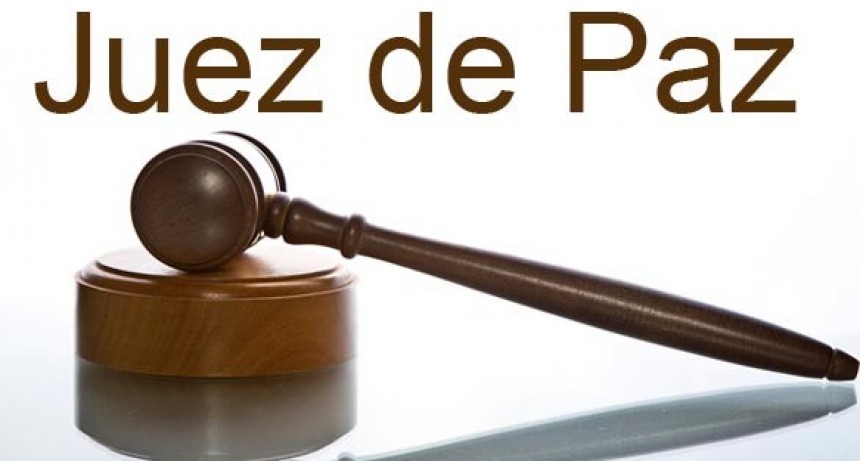 VICTORICA: EL JUEVES JURAN JUECES DE PAZ 